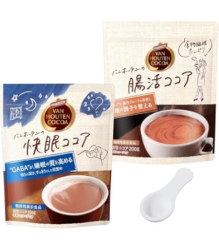 Amazon.co.jp: 快眠ココア・腸活ココア、各1個、計2個セット : 食品